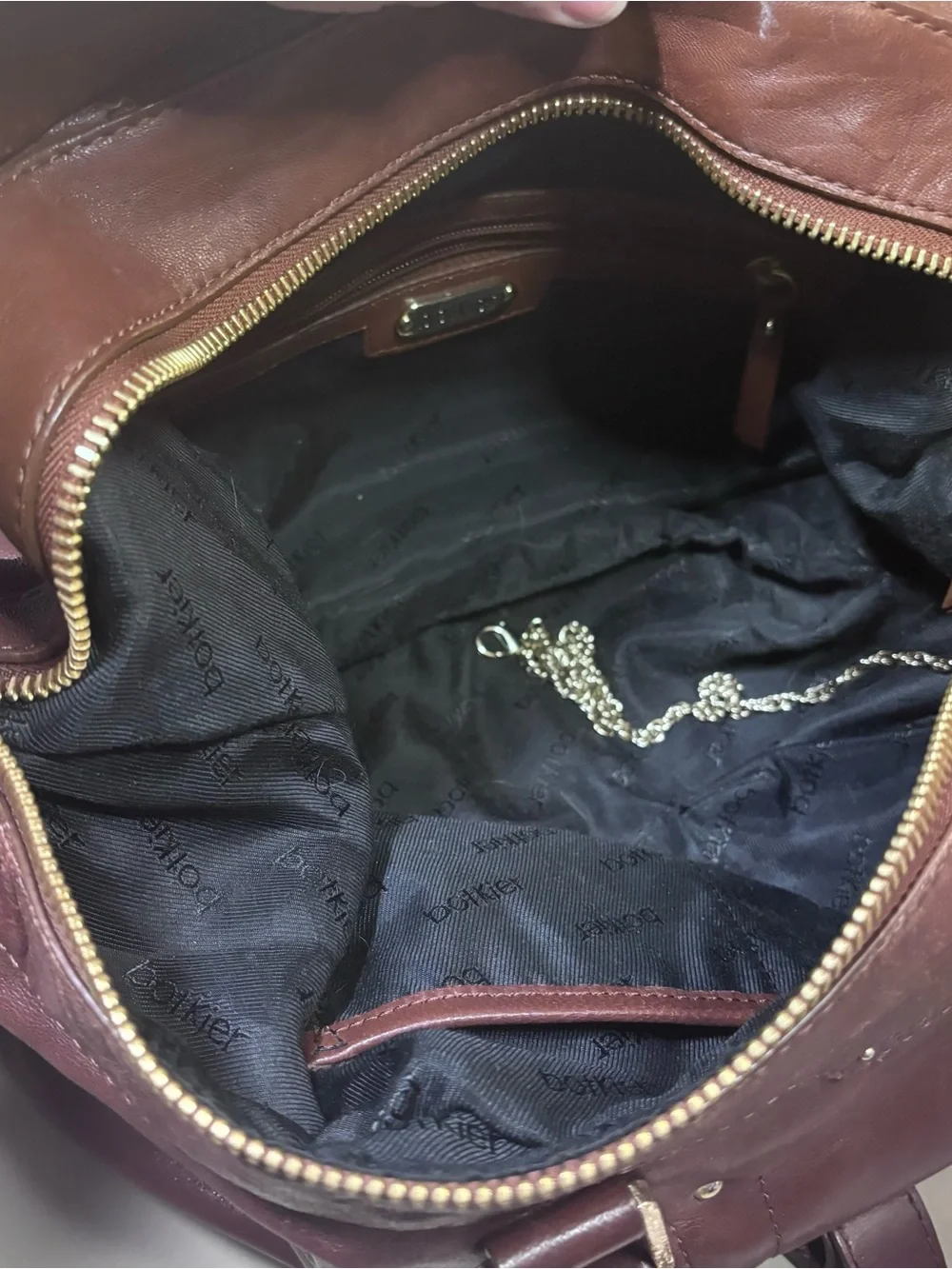 Women’s Botkier Structured Satchel Bag in Brown